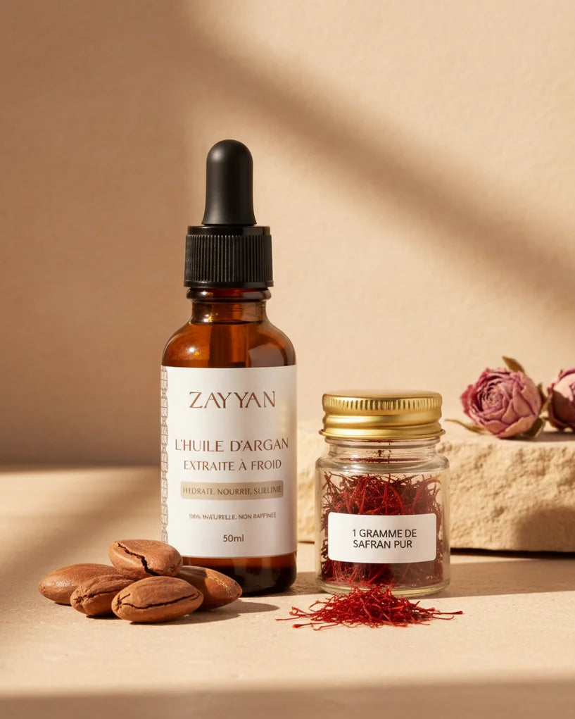 Coffret Cure Argan & Safran - 21 jours de soin