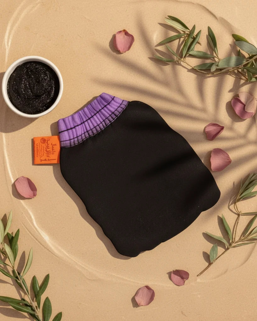 Gant kessa — Gant exfoliant marocain