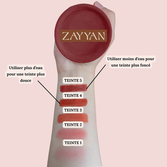 Blush & rouge à lèvres naturel – Rituel marocain à base de coquelicot (Aker Fassi) 🇲🇦