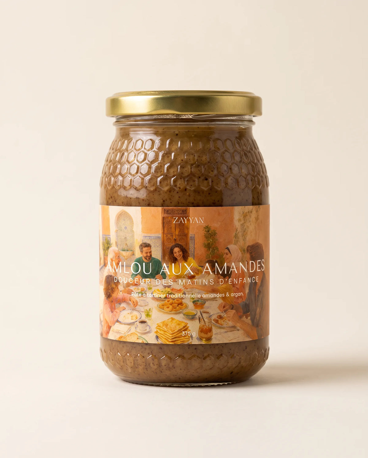 Amlou aux amandes Zayyan, nouveau pot de 375 g