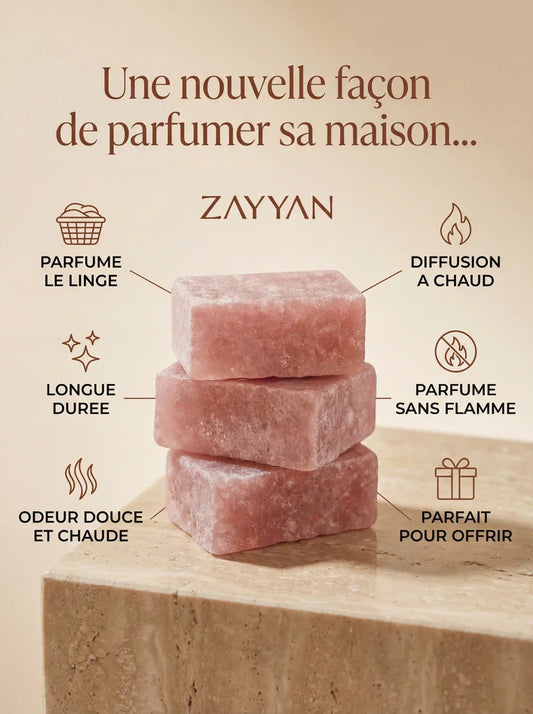 Carré d'ambre fondant - Trio de 3 parfums d'intérieur artisanaux