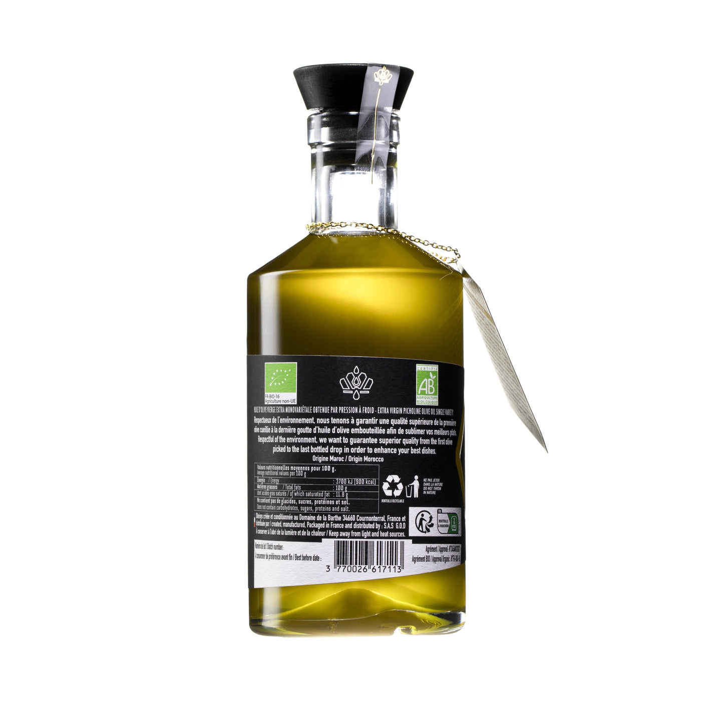Huile d’Olive Bio Picholine – Excellence et Raffinement