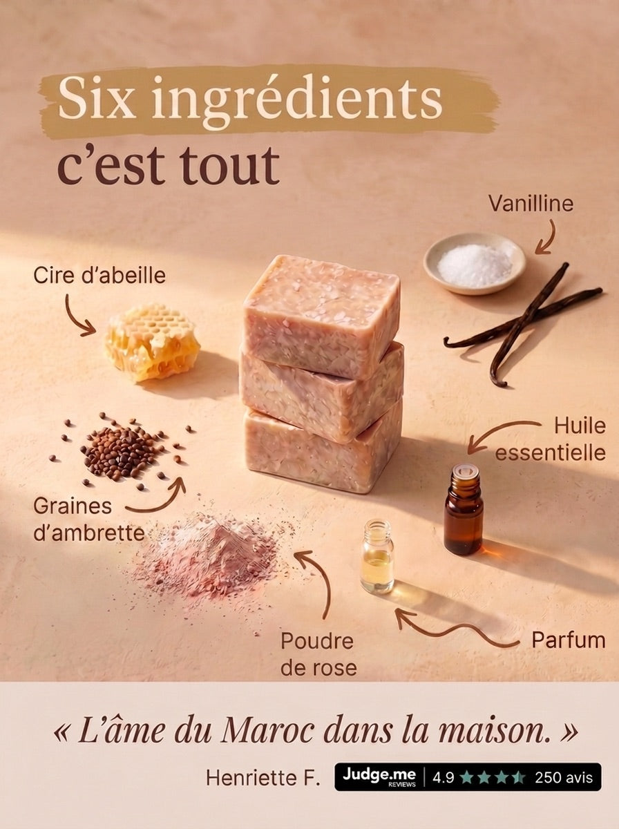 Carré d'ambre fondant - Trio de 3 parfums d'intérieur artisanaux