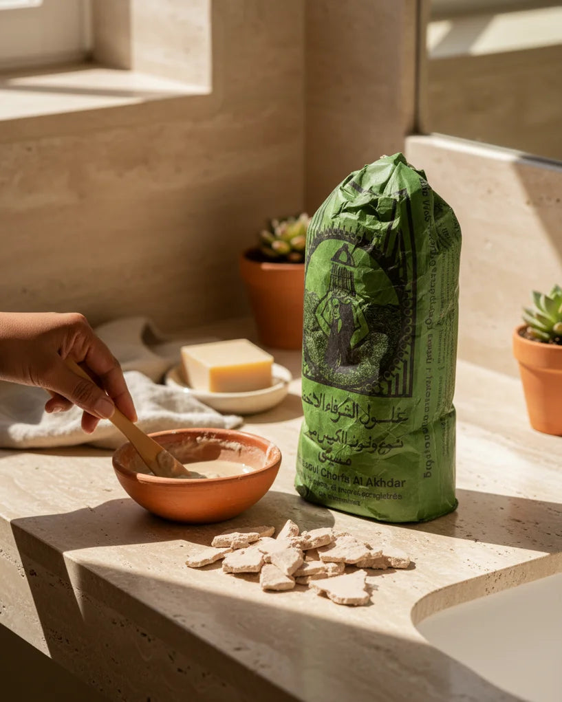 Rhassoul visage & cheveux - Argile du Maroc purifiante