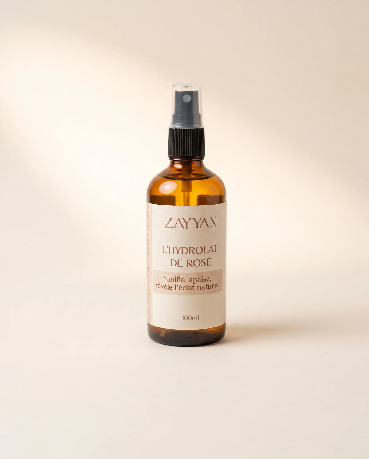 Flacon d'hydrolat de rose de Damas Zayyan 100 ml en spray, vallée de M'Gouna