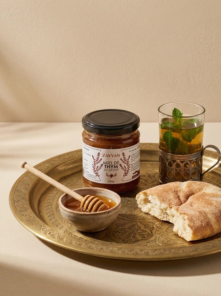Miel de thym du désert - Miel pur du Sahara marocain, 250g