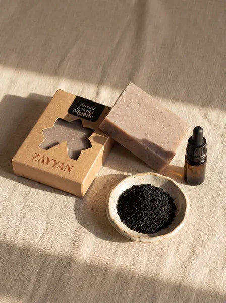 Savon à la nigelle - Saponifié à froid, artisanal