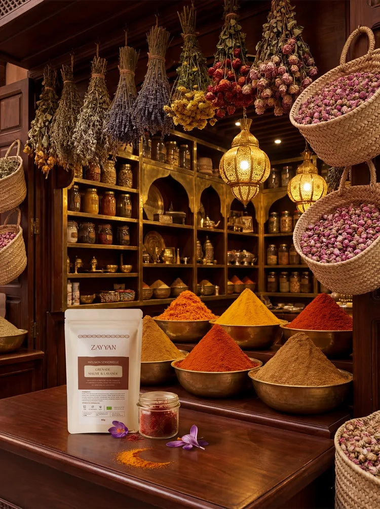 Épicerie fine orientale : Safran, épices & infusions du Maroc