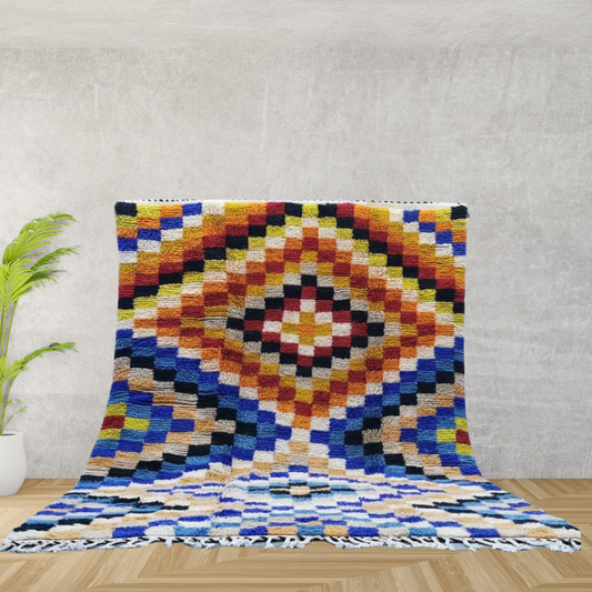 Grand Tapis Berbère Multicolore Azilal (270x210 cm)