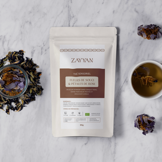 Thé Sensoriel – Fleurs de Souci & Pétales de Rose – 80g