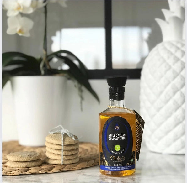Huile d’Argan Culinaire Bio – Flacon Bijou 200 ml