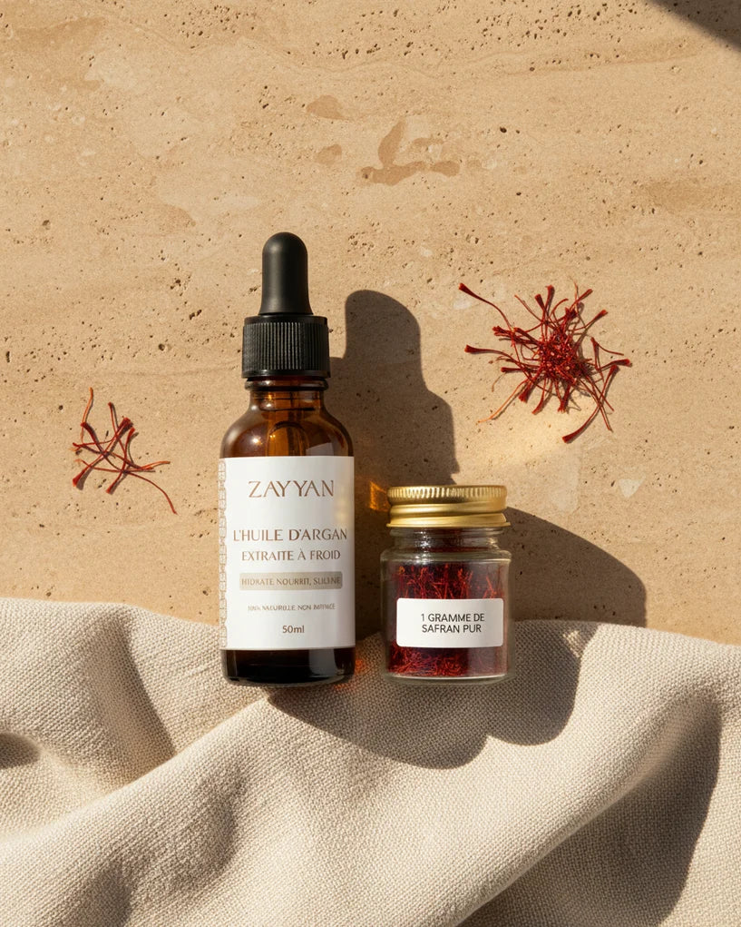 Coffret Cure Argan & Safran - 21 jours de soin