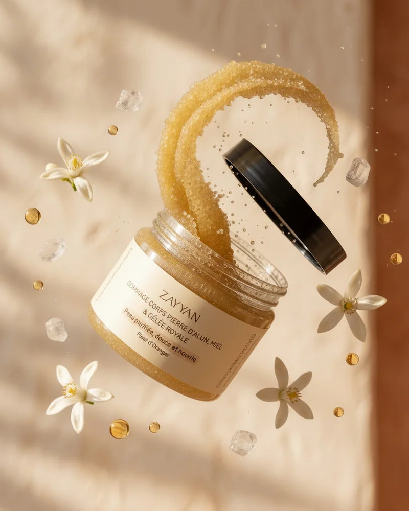 Gommage au Miel, Gelée Royale & Fleur d'Oranger — utilisation