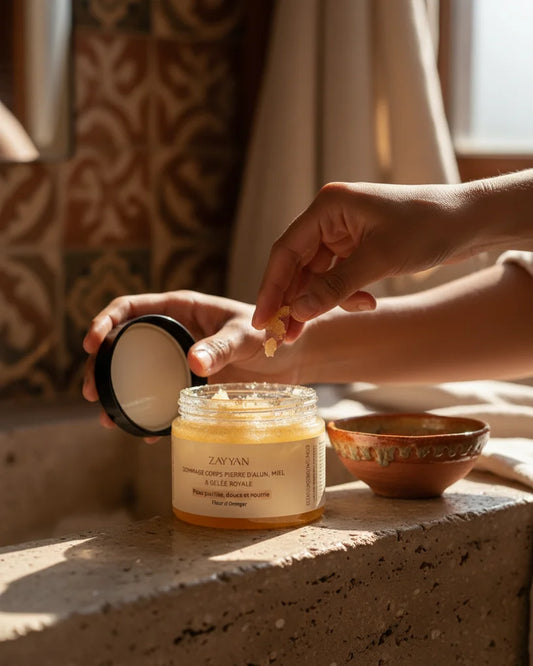 Gommage au Miel, Gelée Royale & Fleur d'Oranger