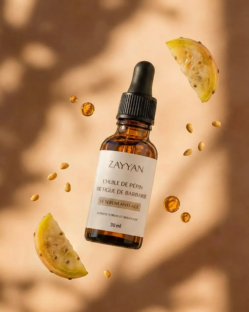Huile de pépins de figue de barbarie Bio — Soin visage & anti-âge — utilisation