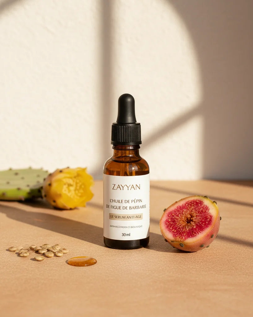Huile de pépins de figue de barbarie Bio — Soin visage & anti-âge