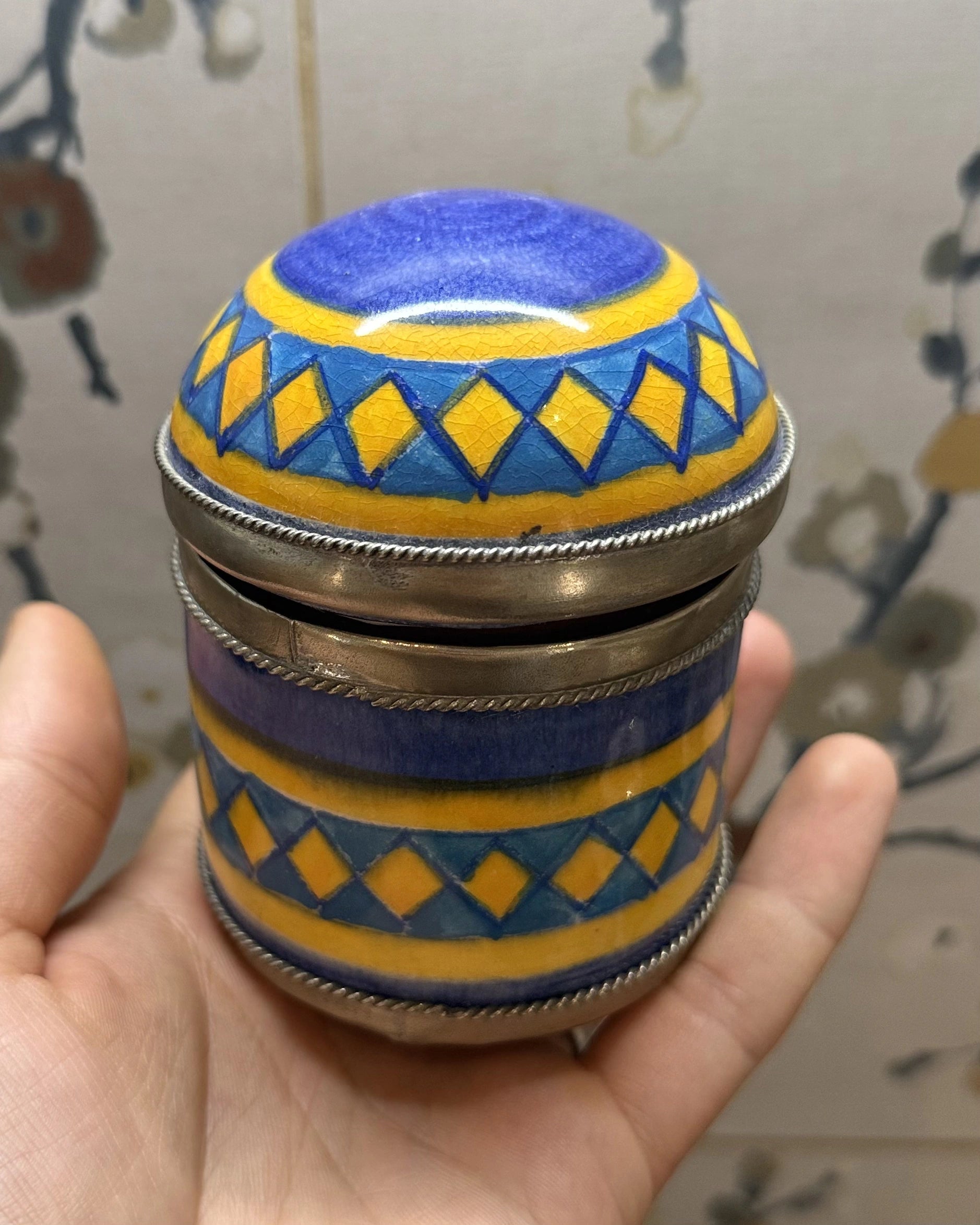 Bougie Artisanale Zayyan — “L'Or de Safi” (Pièce Unique)
