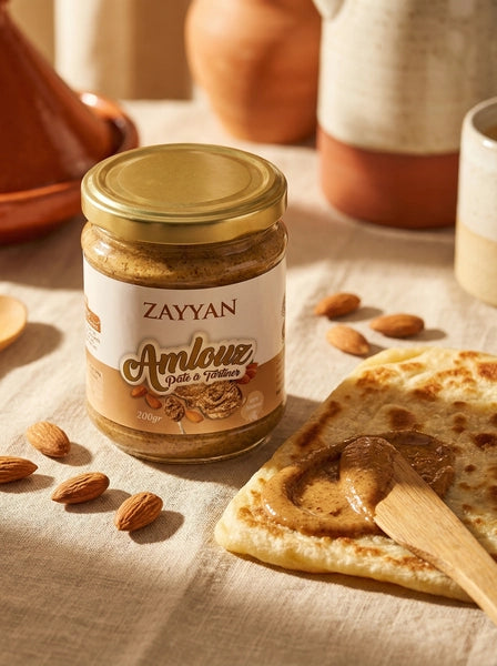Amlou - Pâte à tartiner aux amandes, argan et miel du Maroc