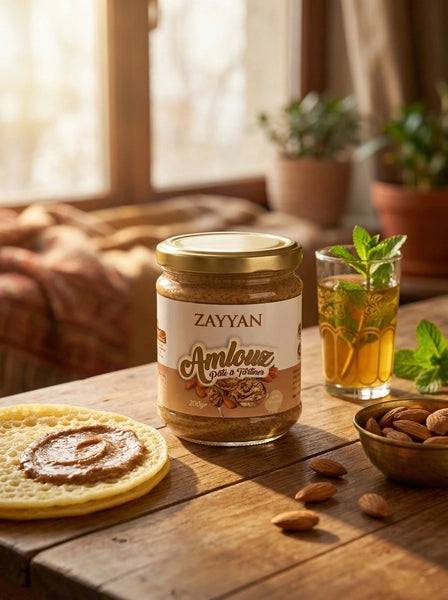 Amlou - Pâte à tartiner aux amandes, argan et miel du Maroc — avantages