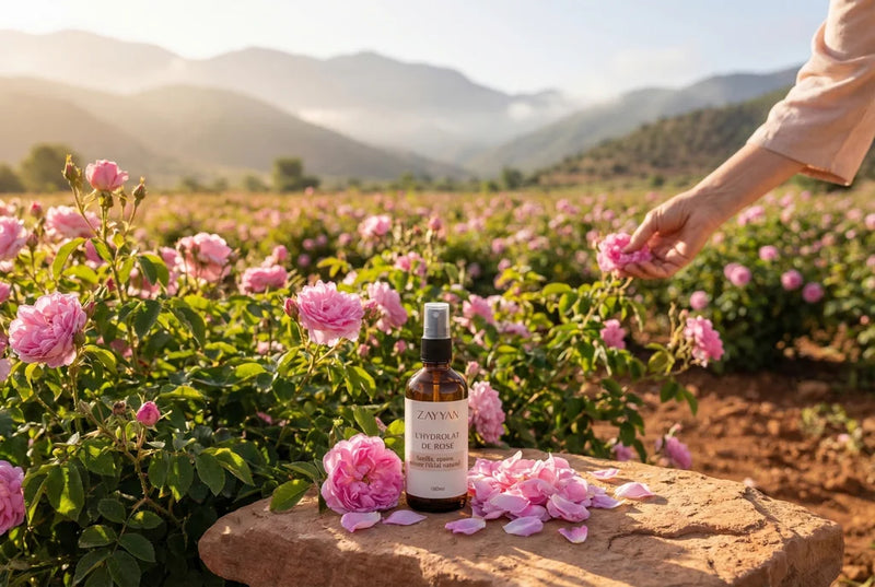 L'eau de rose de Dadès : tonique et apaisante
