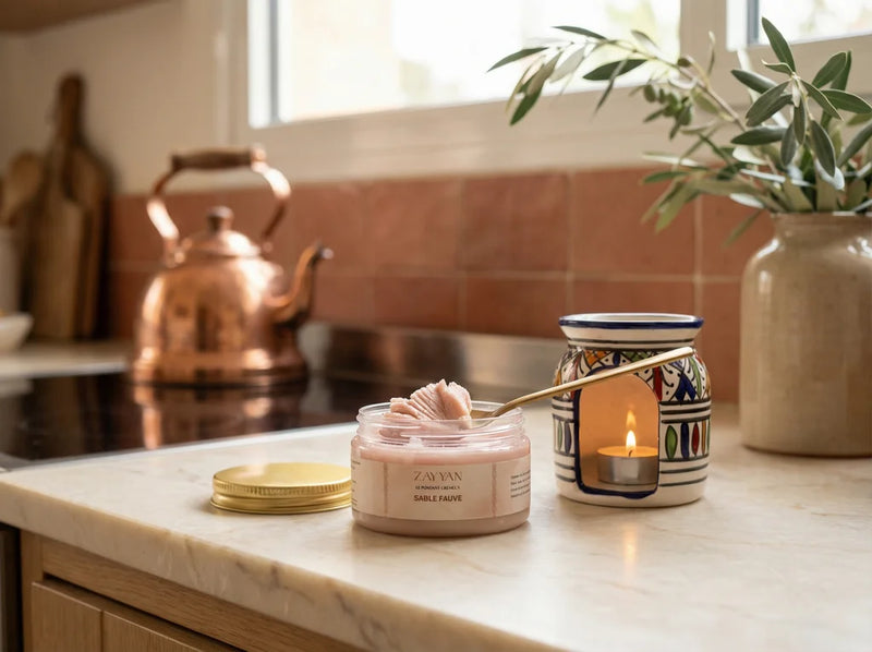 Fondant parfumé artisanal crémeux pour brûle-parfum — utilisation