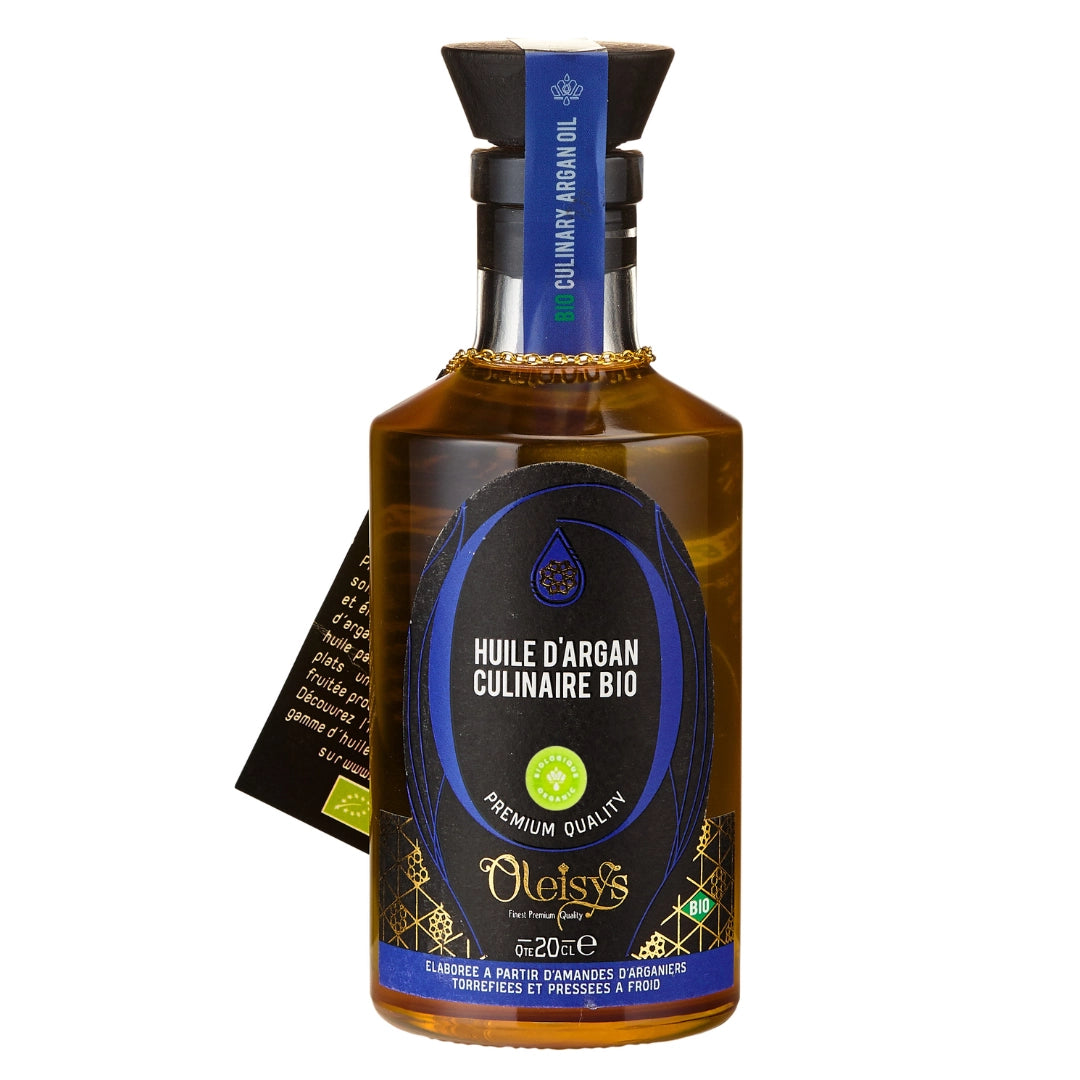 Huile d’Argan Culinaire Bio – Flacon Bijou 200 ml