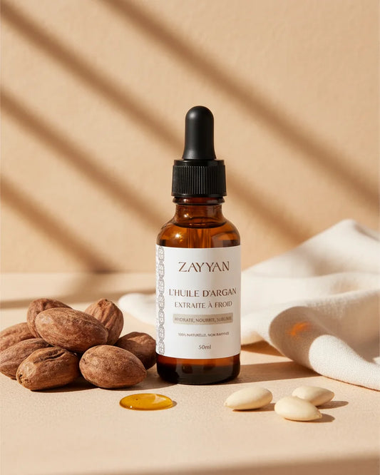Huile d'argan bio du Maroc - Soin visage, corps & cheveux