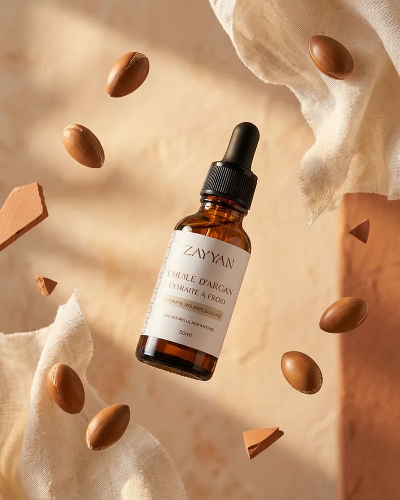 Huile d'argan bio du Maroc - Soin visage, corps & cheveux — avantages