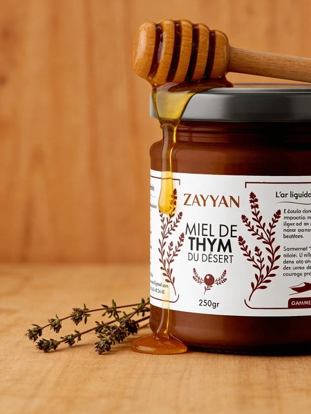 Miel de thym du désert - Miel pur du Sahara marocain, 250g — utilisation