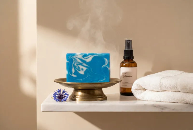 Savon au Nila - Savon artisanal à l'indigo bleu du Maroc — avantages