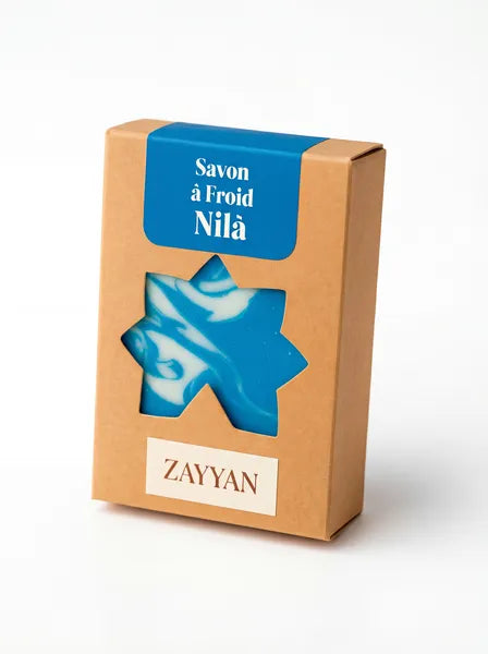 Savon au Nila - Savon artisanal à l'indigo bleu du Maroc