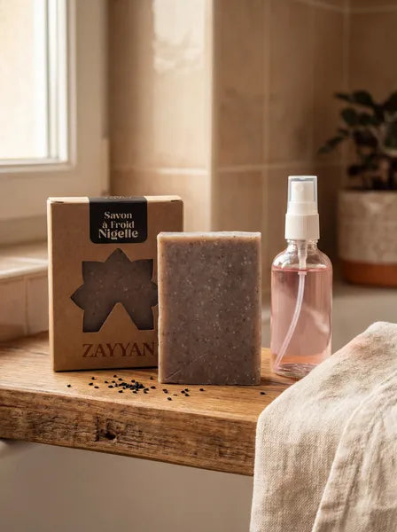 Savon à la nigelle - Saponifié à froid, artisanal — utilisation
