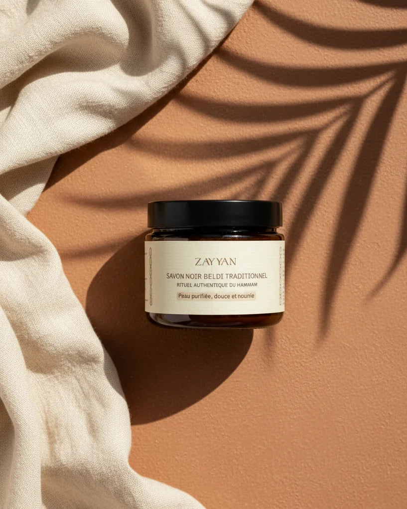 Savon noir pour le corps - gommage doux & hydratant